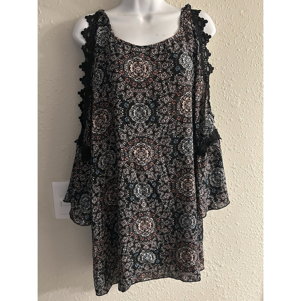 New 3X Charmed By Eve Open Shoulder Top #1109*8